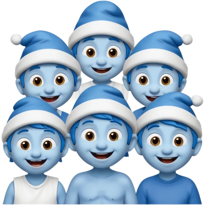 Smurf community tik tok emoji
