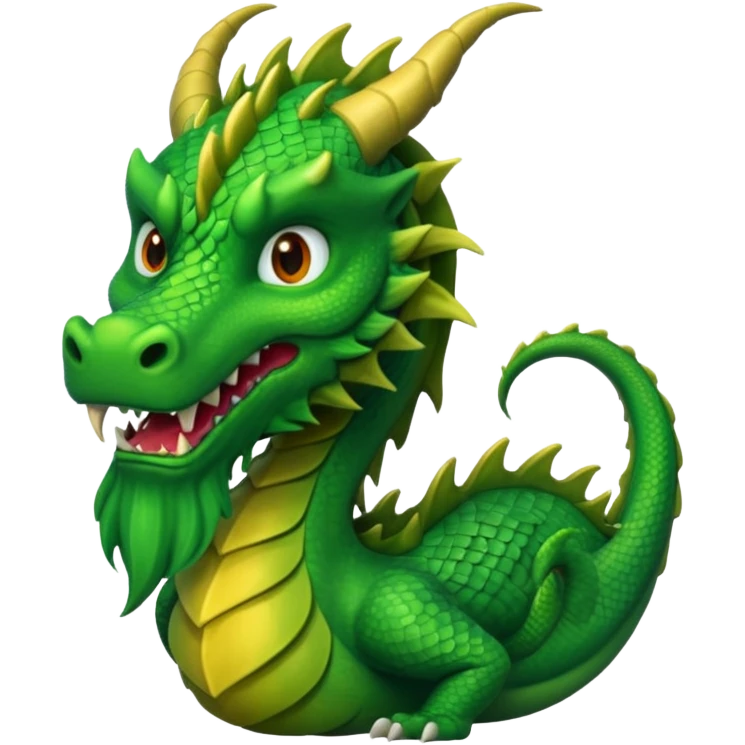 dragon with long beard emoji