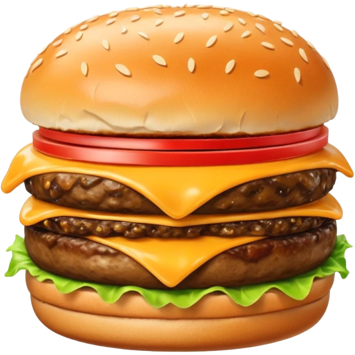 want the Gooey Cheeseburger in 5–20° gentle bird’s-eye angle

 emoji