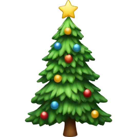 Christmas tree emoji