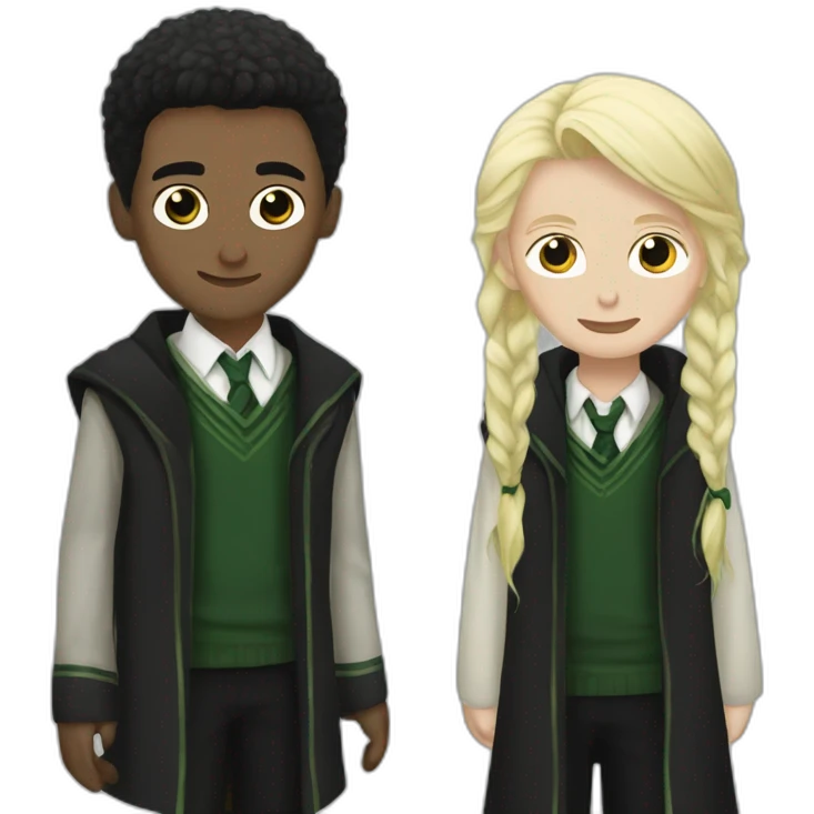 Harry Potter and Drack Malfoy emoji