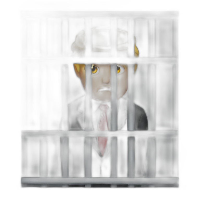 donald trump in jail cell emoji