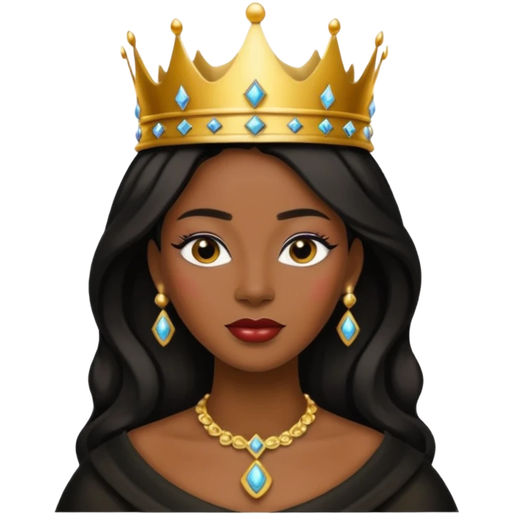 Black queen emoji