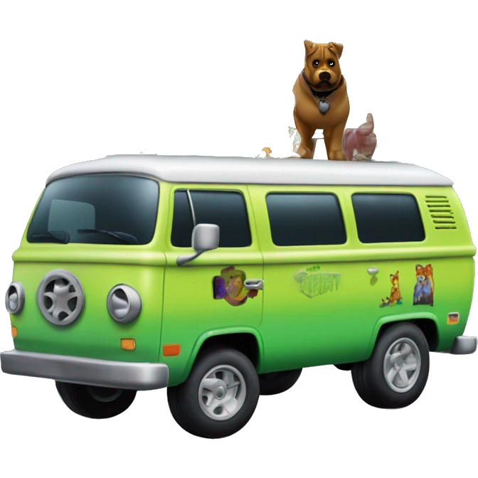 Tonka Toys Darth Vader’s and Scooby Doo’s, Velma, Shaggy, Daphne, and Fred’s mystery machine ghost hunters van emoji