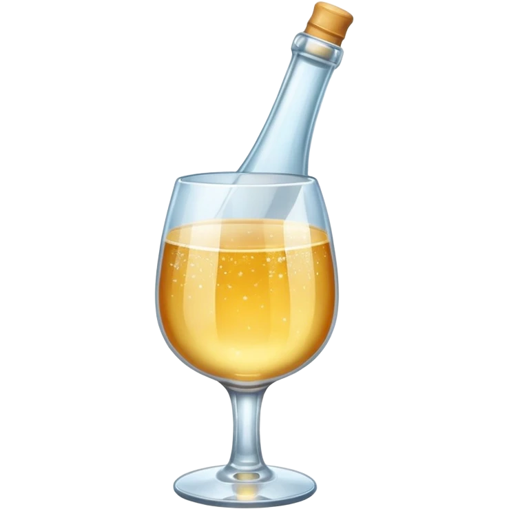 Cheers bottle emoji