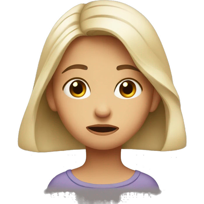 confused girl emoji
