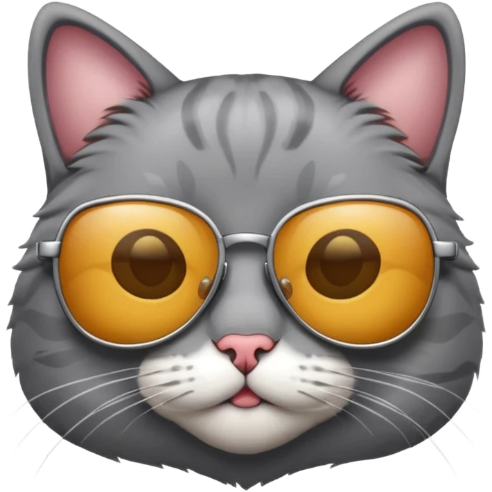 Cat wearing sunglasses emoji