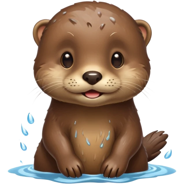 otter with emoji