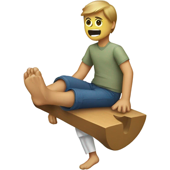 broken leg emoji