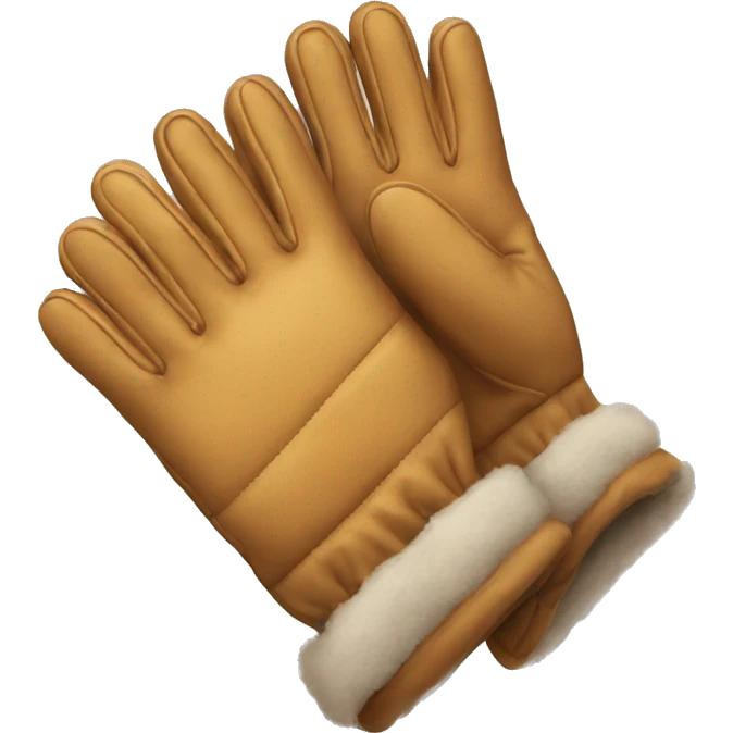 winter gloves emoji