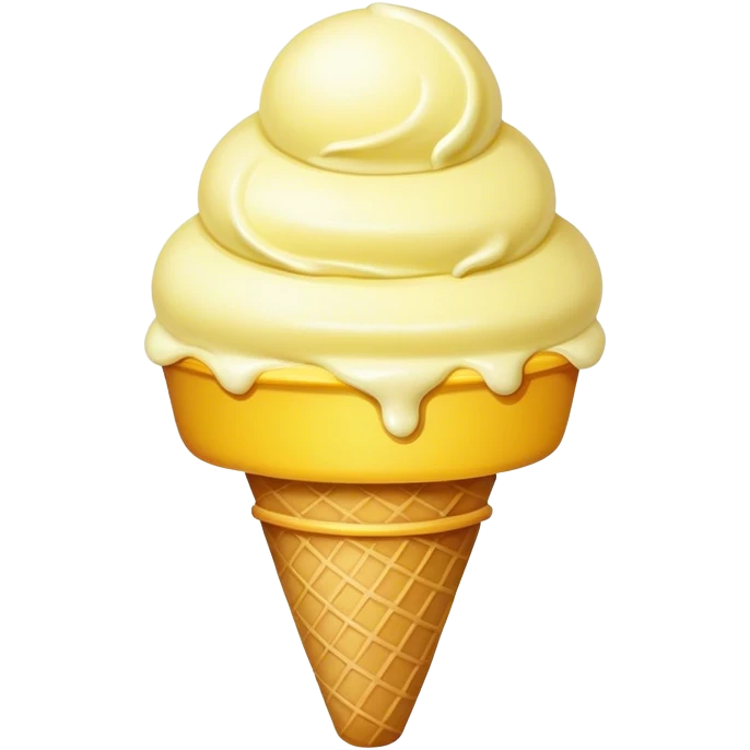 Lemon icecream emoji