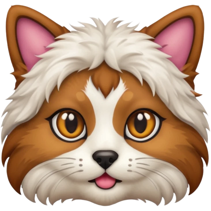 cat and dog one body emoji