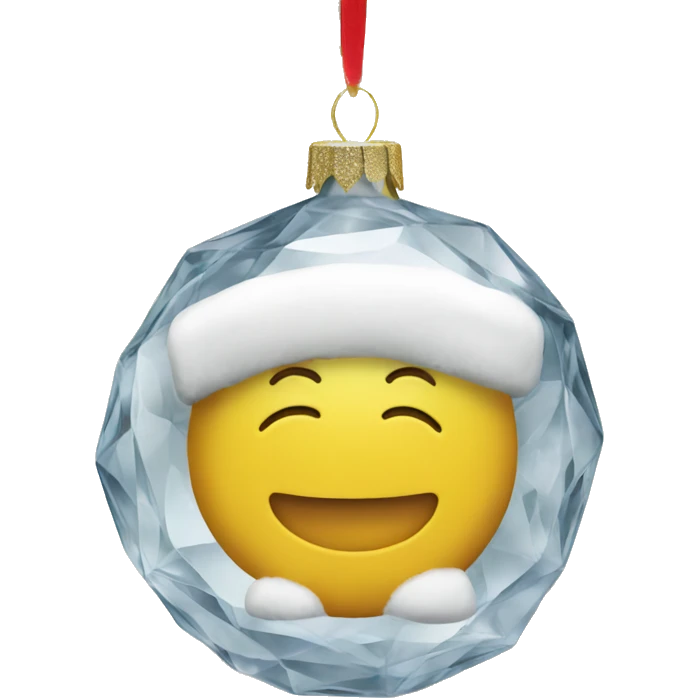 crystal christmas ornament emoji