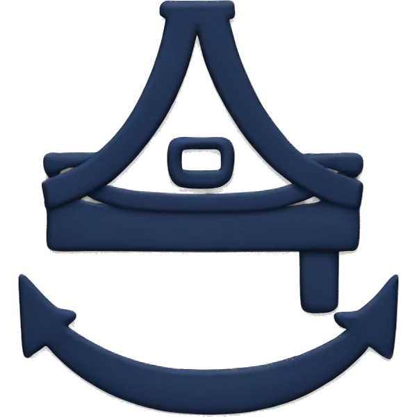 A Navy letter  emoji