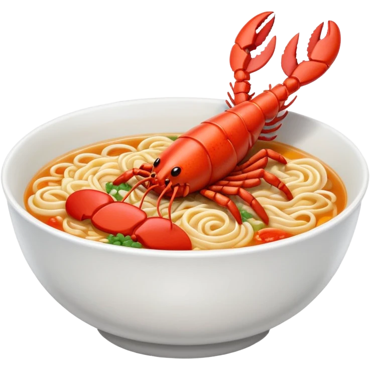 Ramen lobster emoji