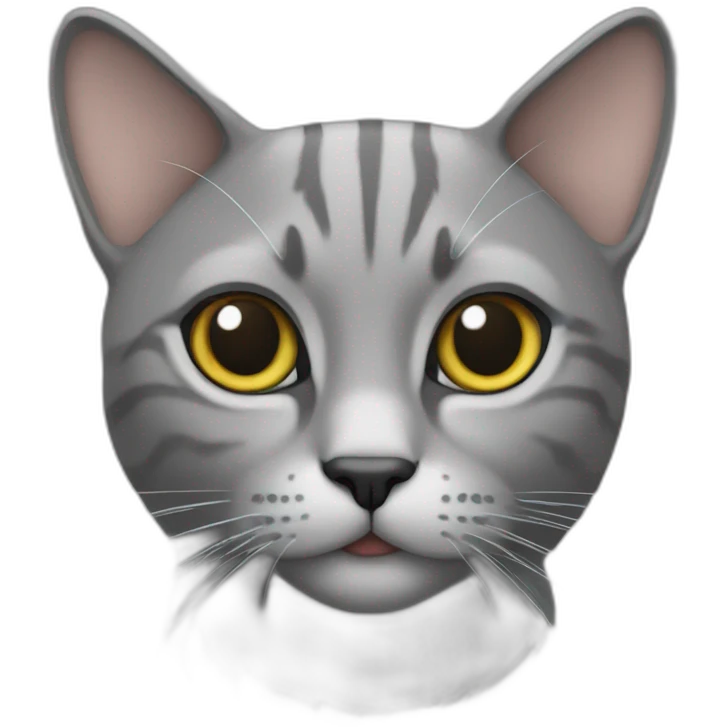 Cat-grey-annoid emoji