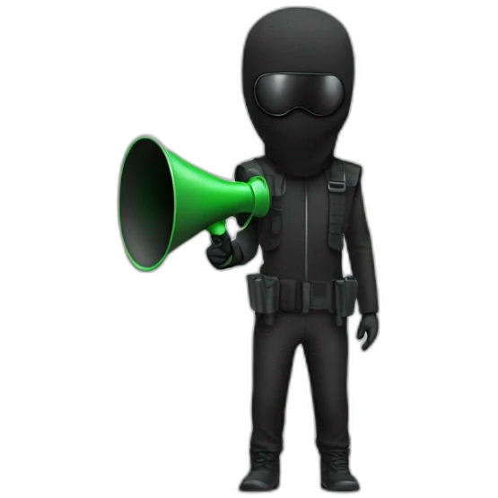 Matrix Hacker Holding A Funnel emoji