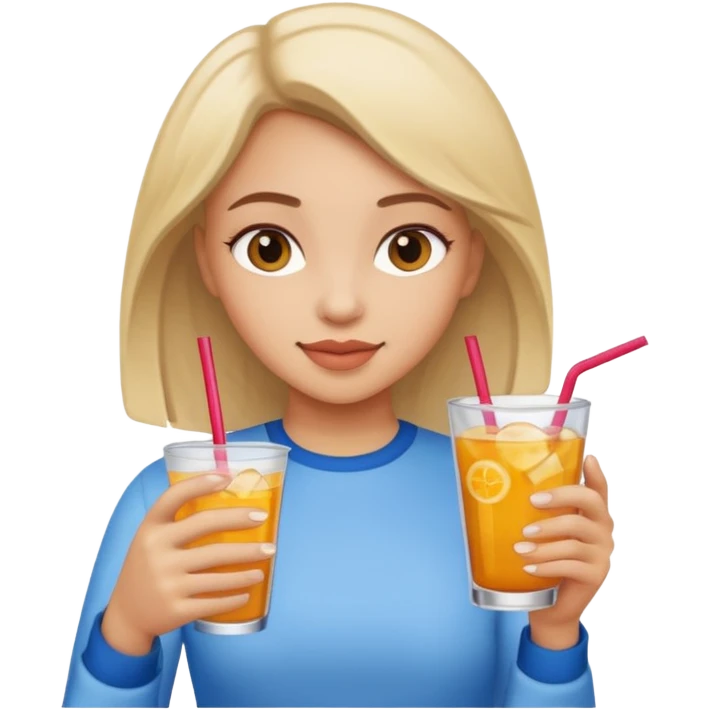 girl with drink  emoji