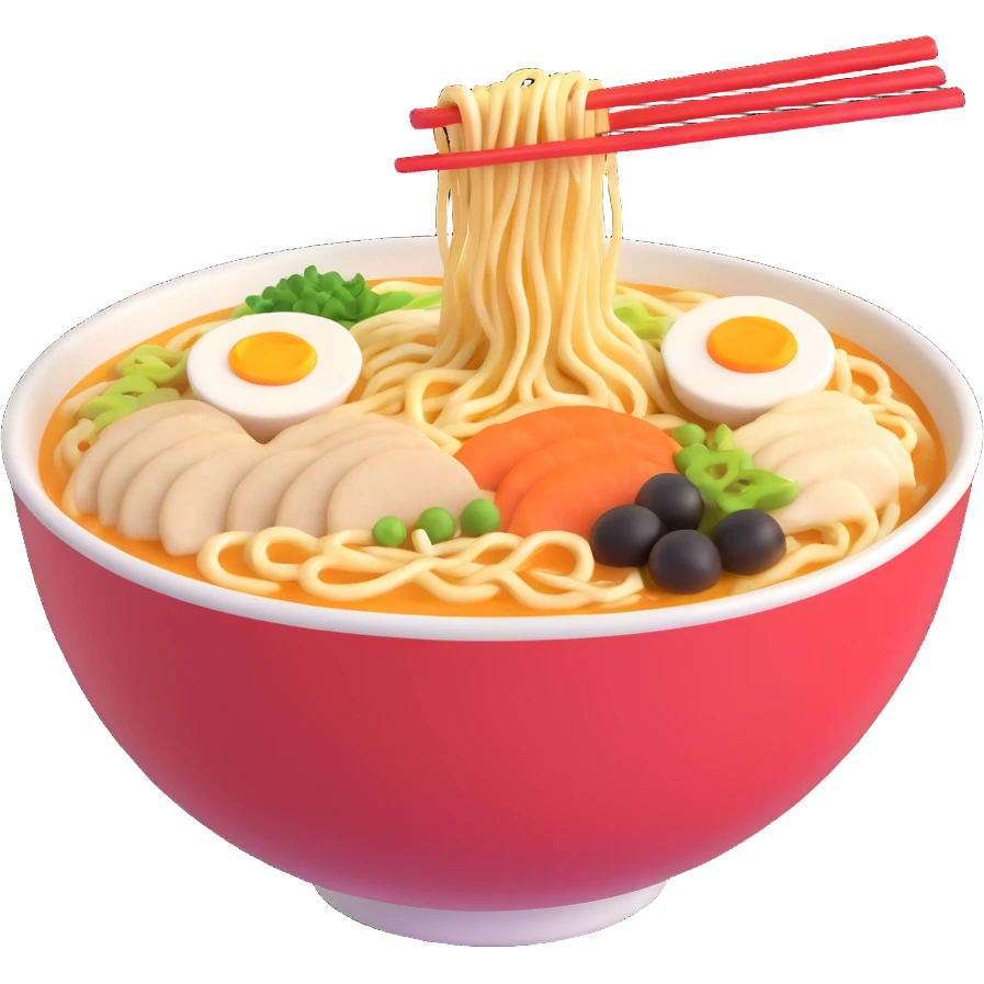 bowl of ramen emoji