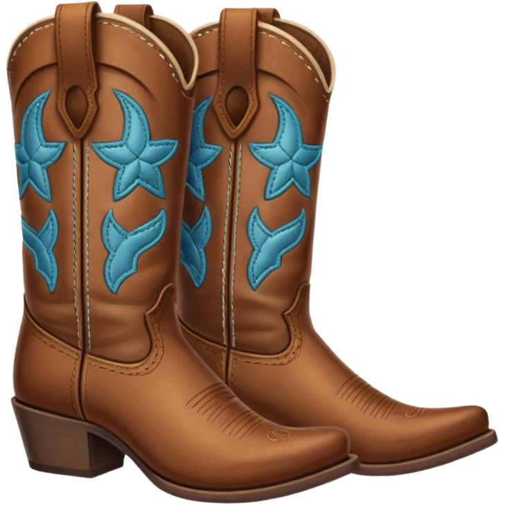 Cowboy boots emoji