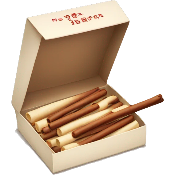a box of pepero emoji