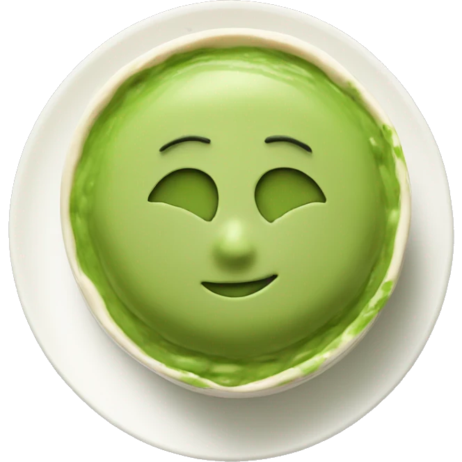 matcha pudding emoji