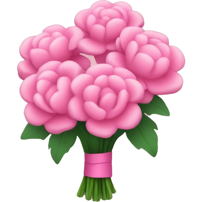 Bouquet of pink flowers emoji