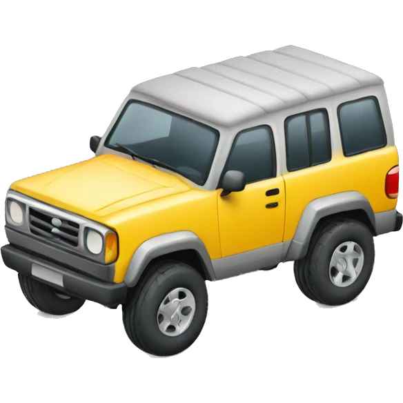 A four wheel drive car  emoji