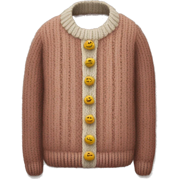 Knitted sweater  emoji