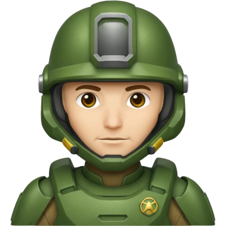 soldier with masterchief helmet emoji
