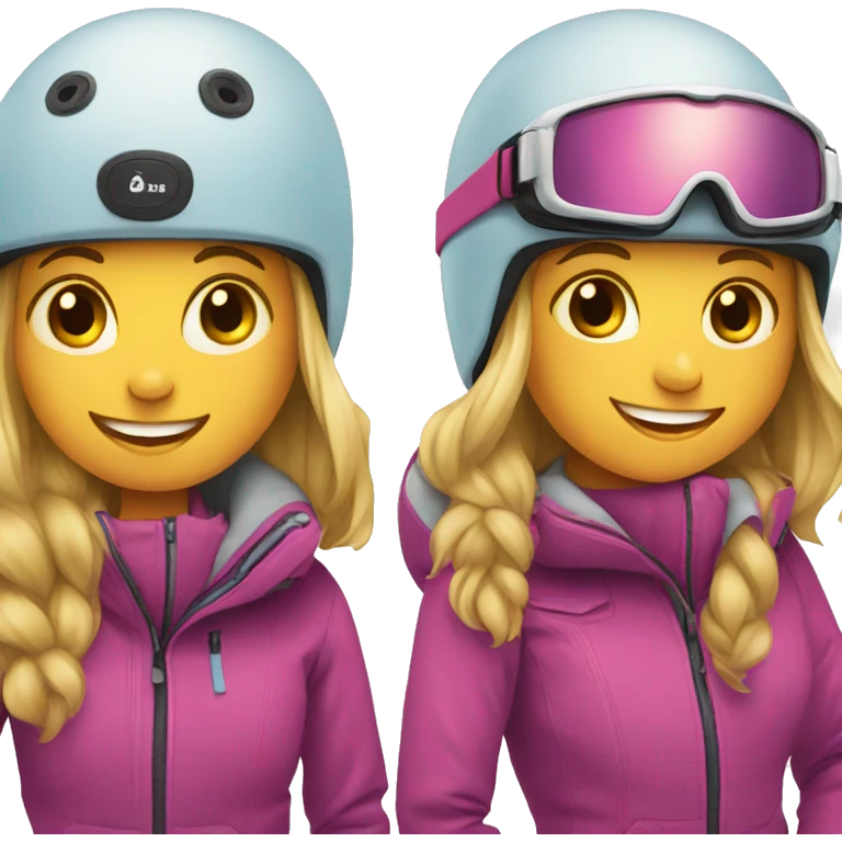 girl on snowboard emoji