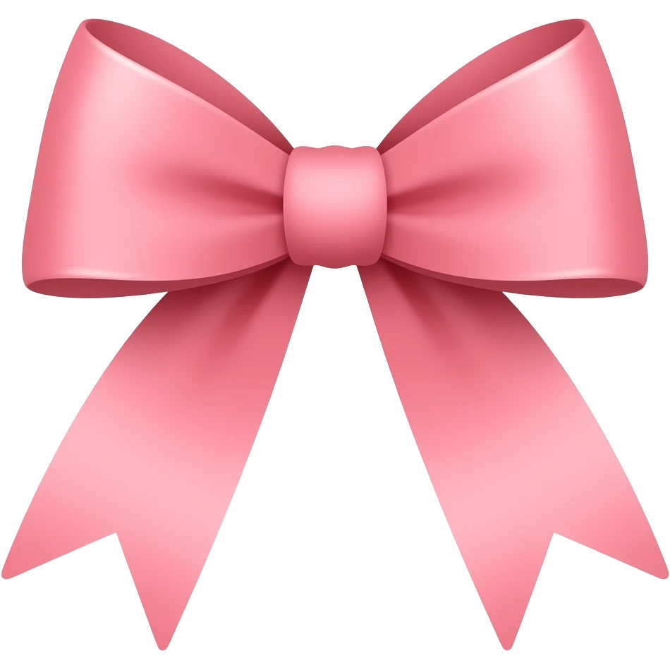 Cute ribbon emoji