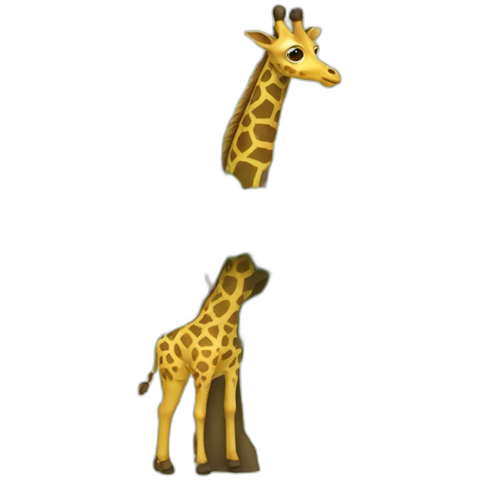 Tree giraffe emoji