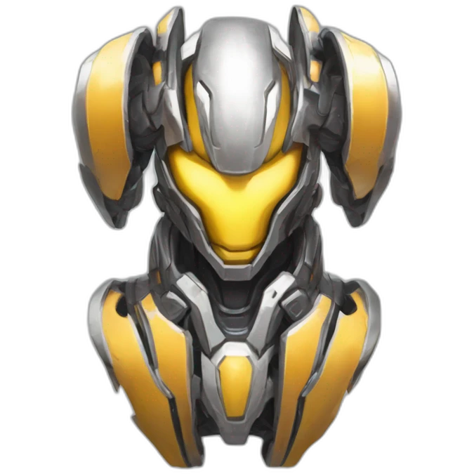 futuristic armored Omega Energy chestplate arm radiating omega energy emoji