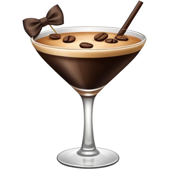 espresso martini big Black Bow  emoji