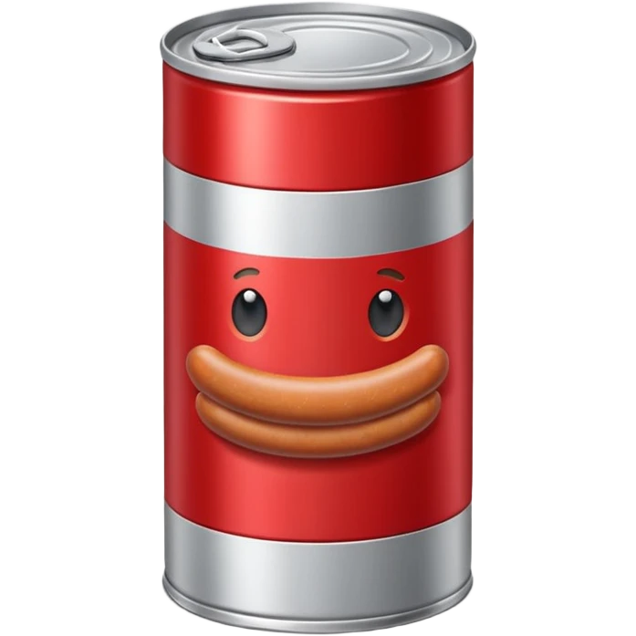 wiener sausage in can/tin emoji