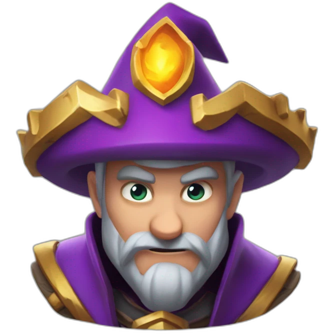 Sorcier clash royale emoji