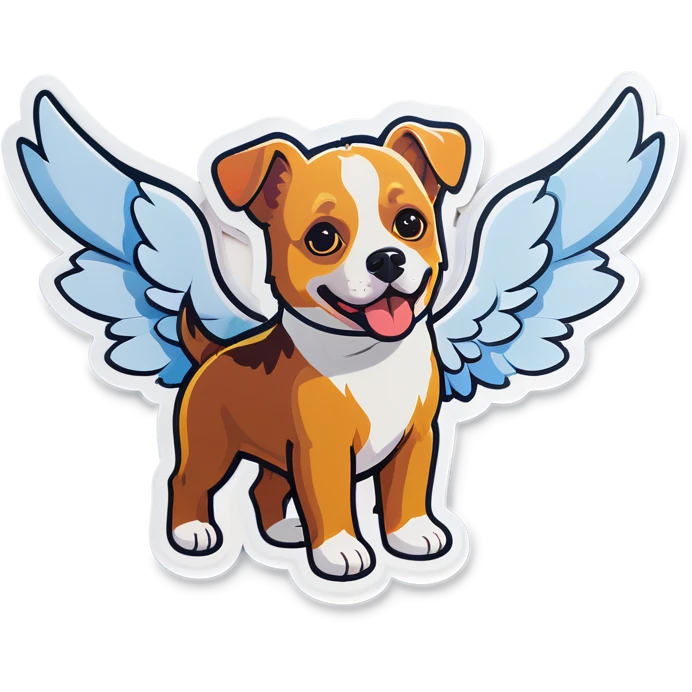 Dog with wings emoji