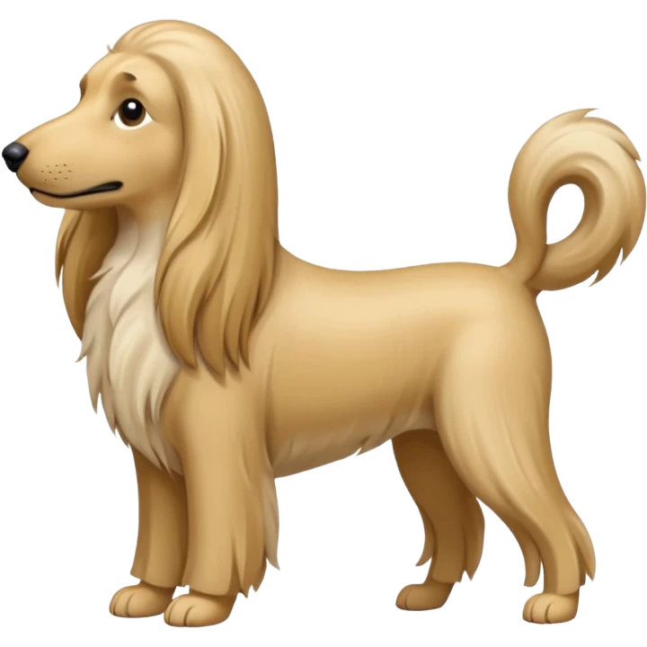 Dog afgano emoji