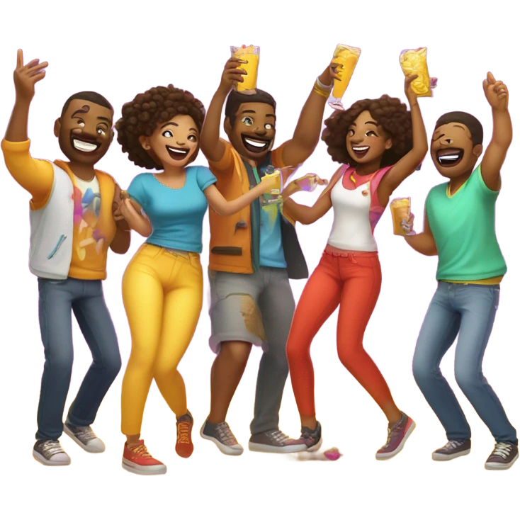 Insane party fun time with friends heinous fun  emoji