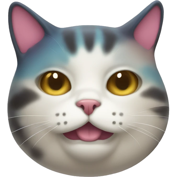 blobcat in trans colors emoji