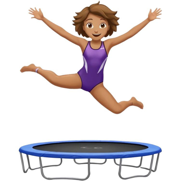person jumping on trampoline emoji
