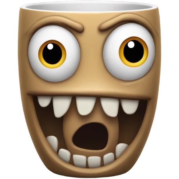 scary mug emoji
