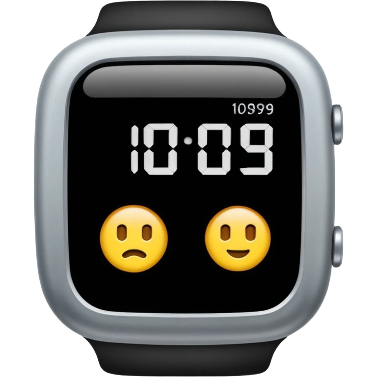 old digital watch emoji