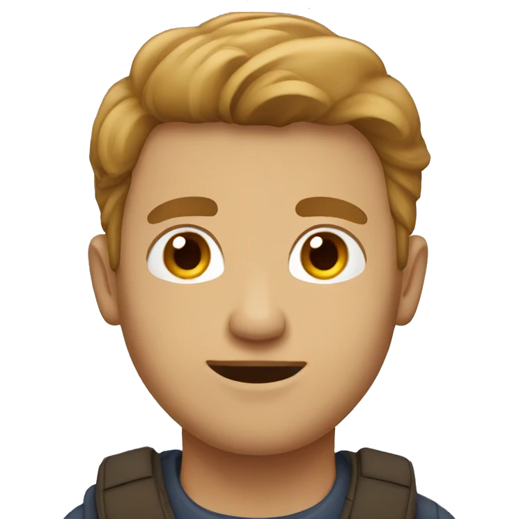 Light brown hair man  emoji