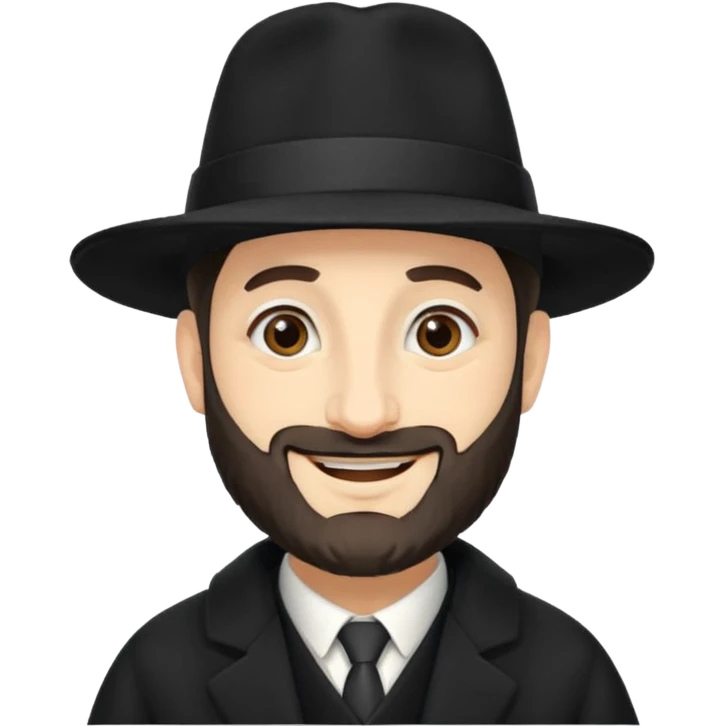 Jewish Rabbi with Payot emoji