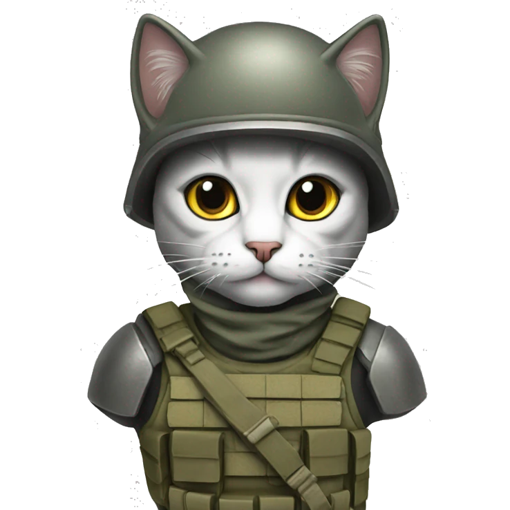 cat solider emoji