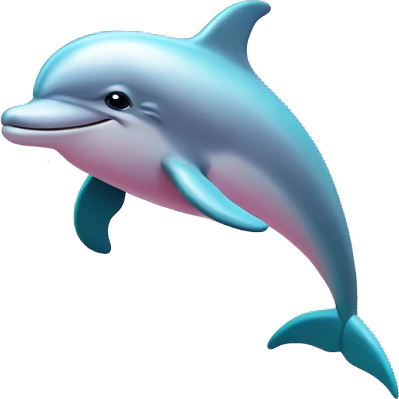 Pastel-pink-colors-dolphin emoji
