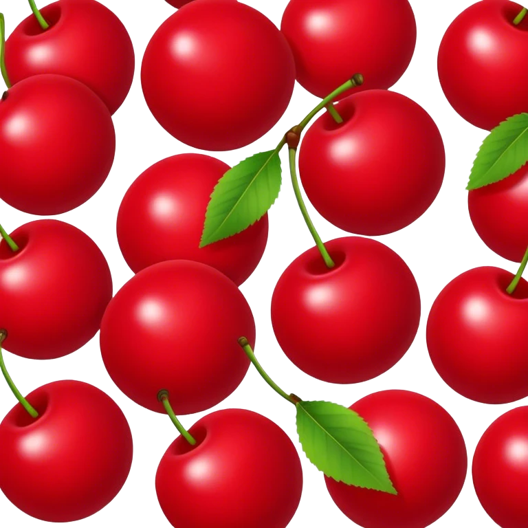  red 8 balls cherries  emoji