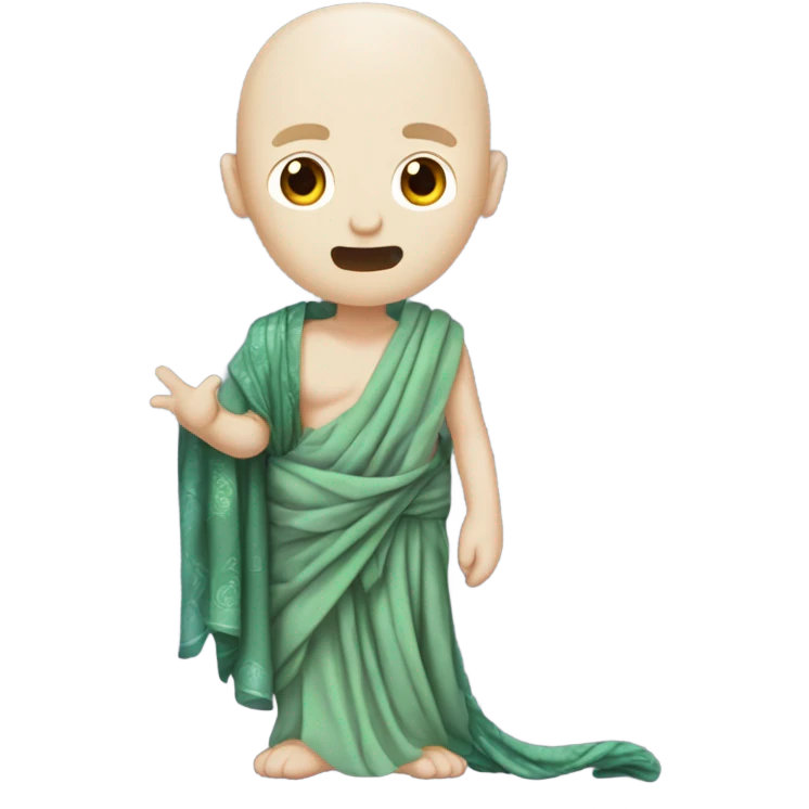 Voldemort wearing a saree emoji